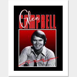 Glen campbell///original retro Posters and Art